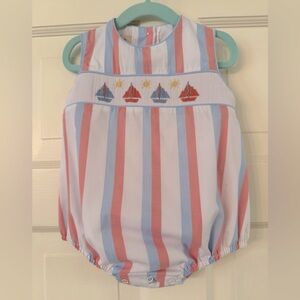TBBC Baby Sailboat Romper/ Bubble, 12-18M